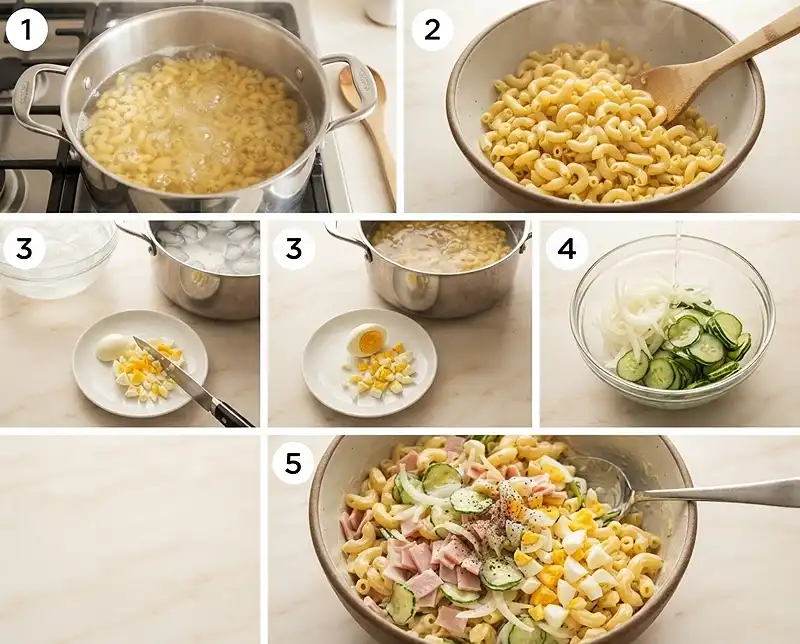 How to Make japanese potato macaroni salad