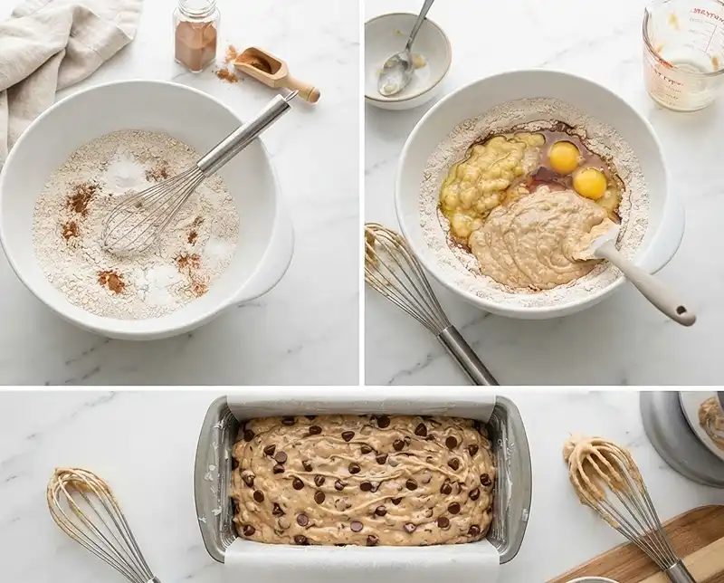 How to Make oat flour banana bread​