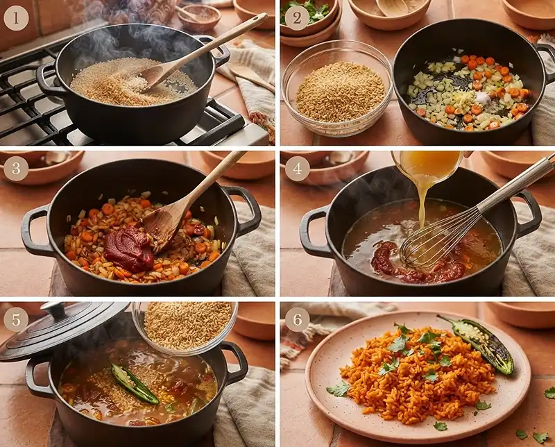 How to make mexican red rice arroz rojo recipe​