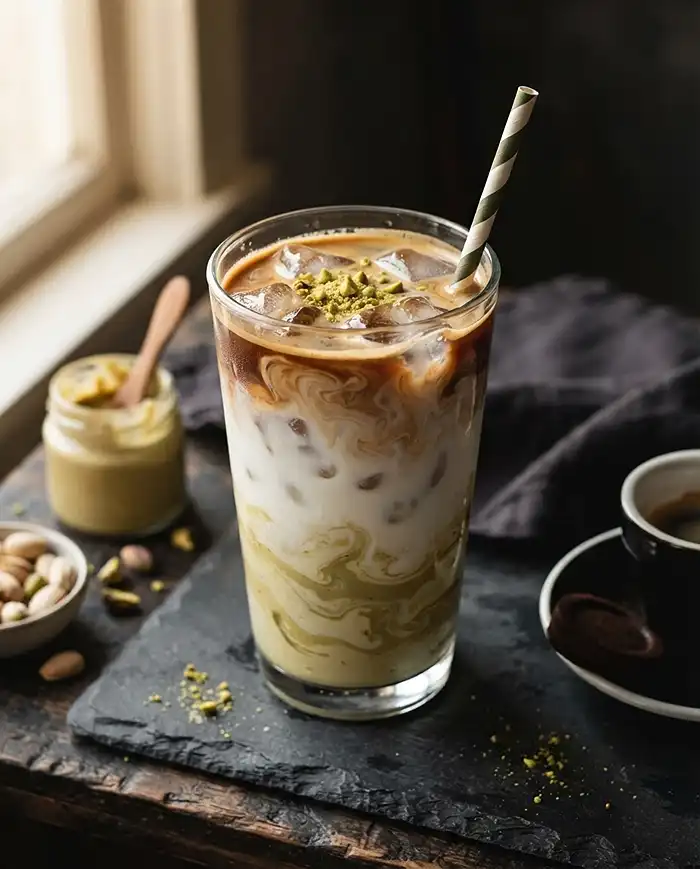 Iced Pistachio Latte Recipe