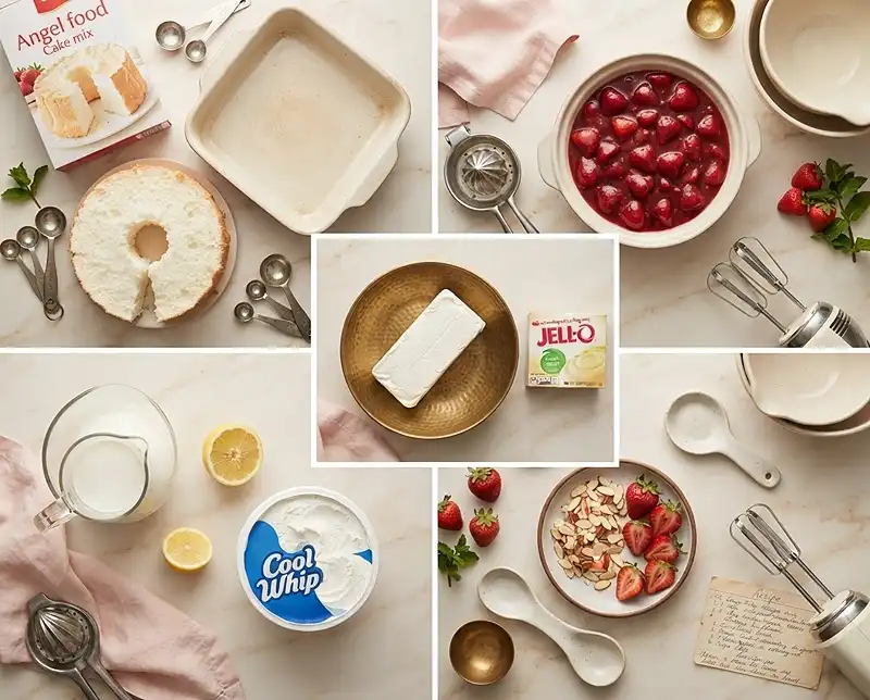Ingredients for heaven on earth cake recipe