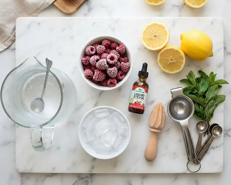 Sugar free raspberry lemonade​ Ingredients