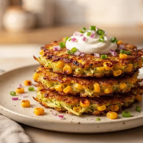 Zucchini Corn Fritters