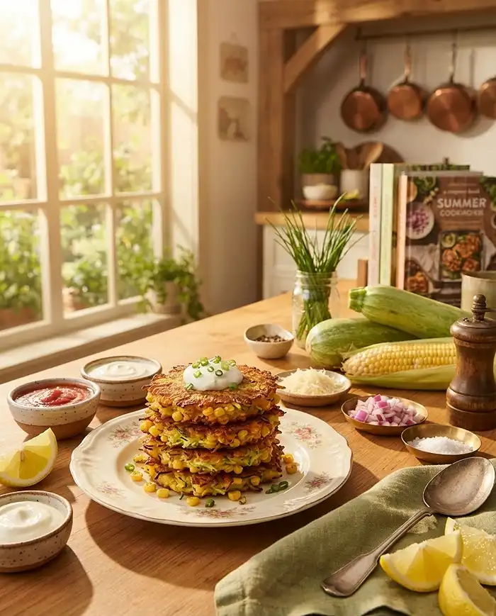 Zucchini Corn Fritters Recipe