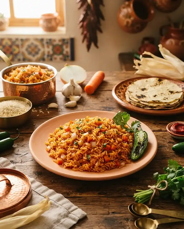 arroz rojo recipe​
