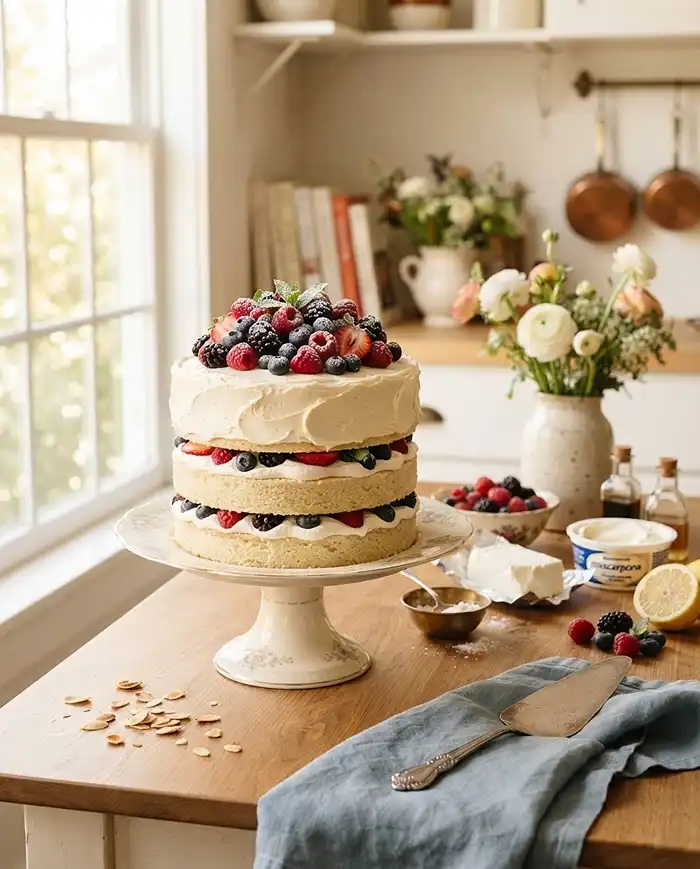 berry chantilly cake