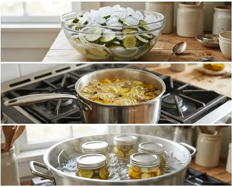 canning bread and butter pickle