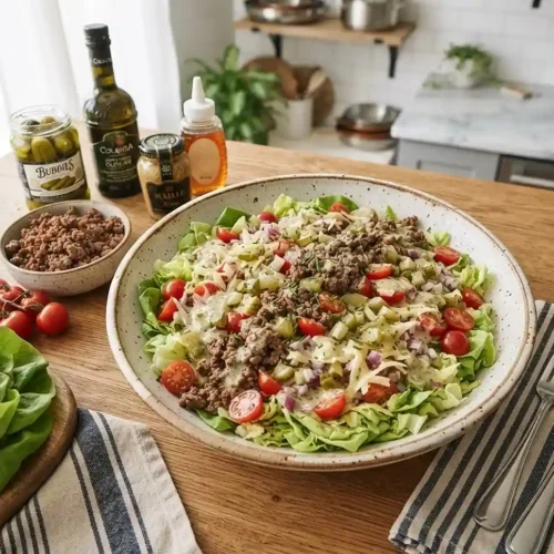 chopped cheeseburger salad​