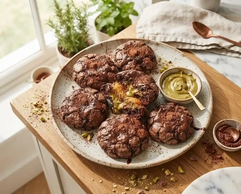 dubai chocolate flavor korean chewy cookie​