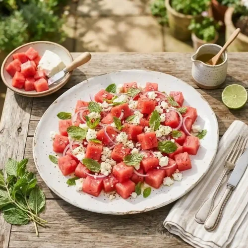 feta cheese watermelon salad recipe​