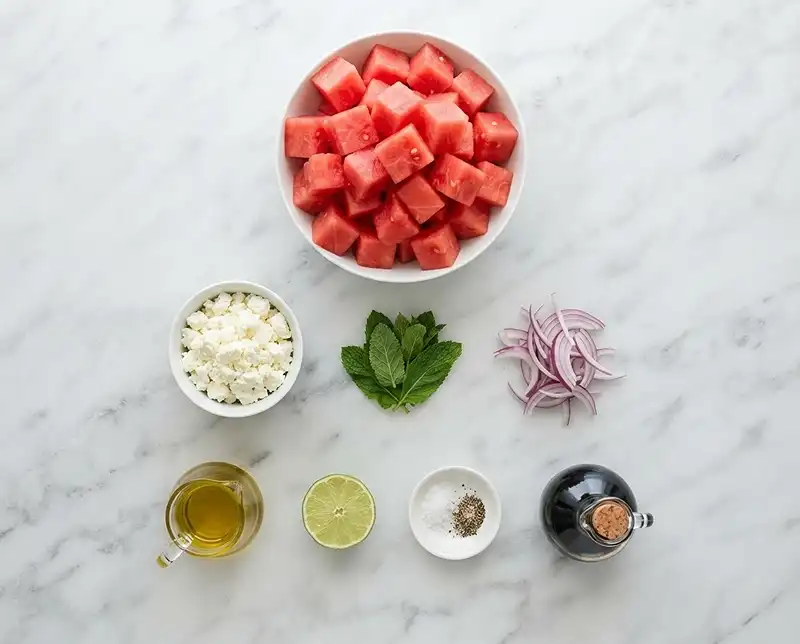 feta cheese watermelon salad recipe​ Ingredients