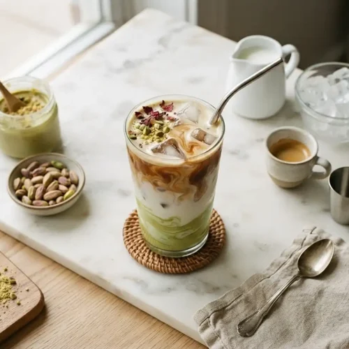 frozen pistachio latte​