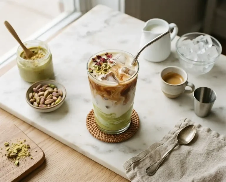 frozen pistachio latte​