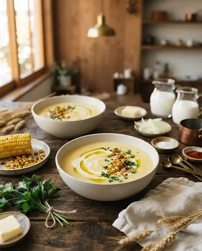 japanese corn potage soup