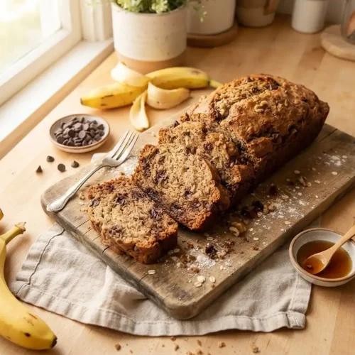 oat flour banana bread​