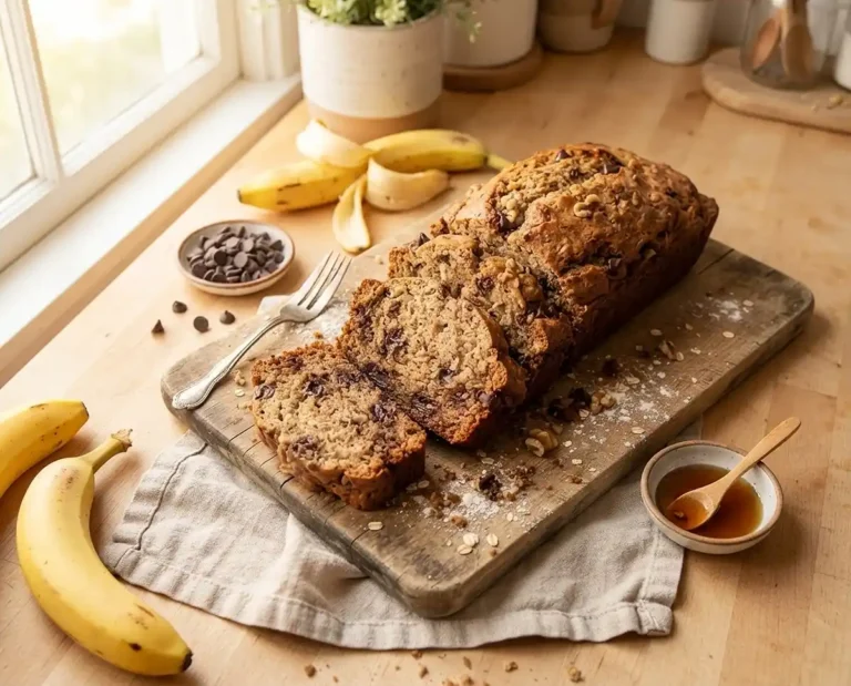 oat flour banana bread​