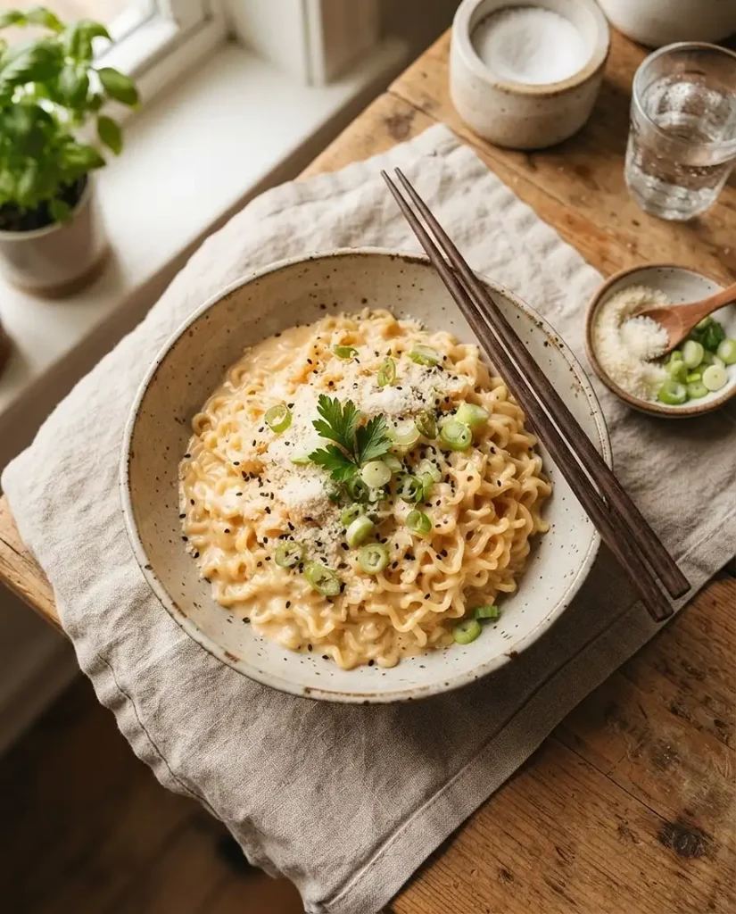 Creamy Milk Buldak Carbonara Recipe 5 Creamy Milk Buldak Carbonara