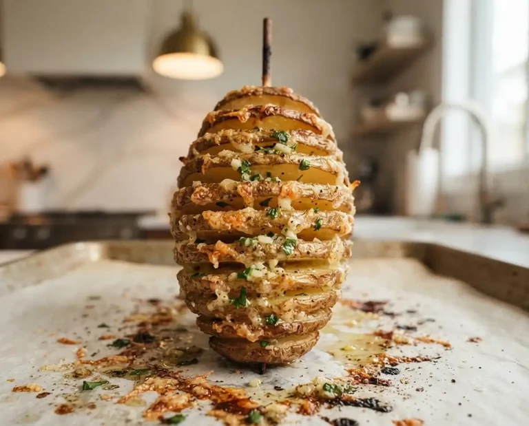 Crispy Parmesan Accordion Potatoes