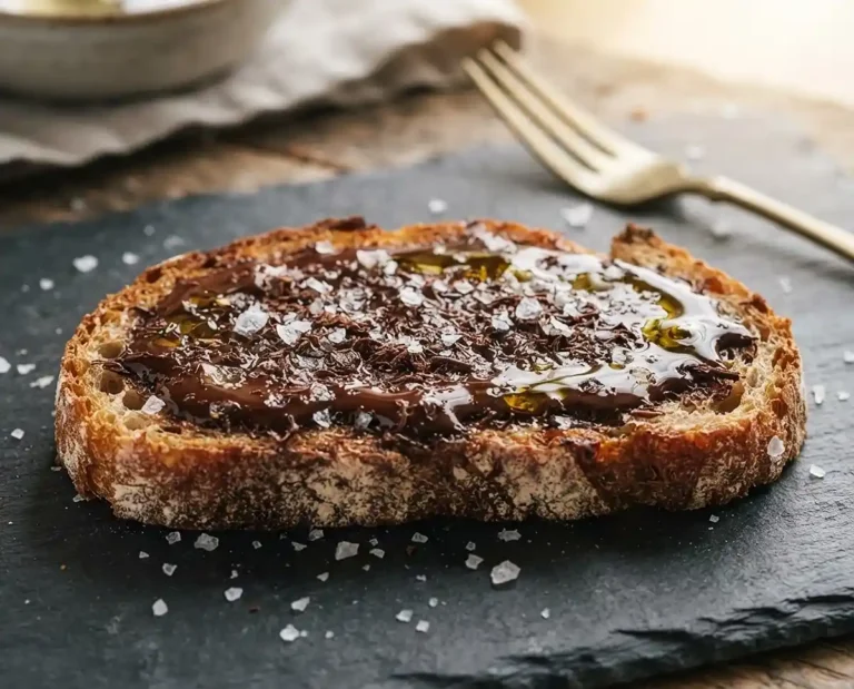 Grated Chocolate Toast with Sea Salt
