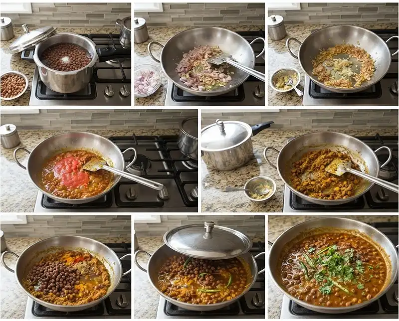 HOW TO MAKE kala chana recipe punjabi style​