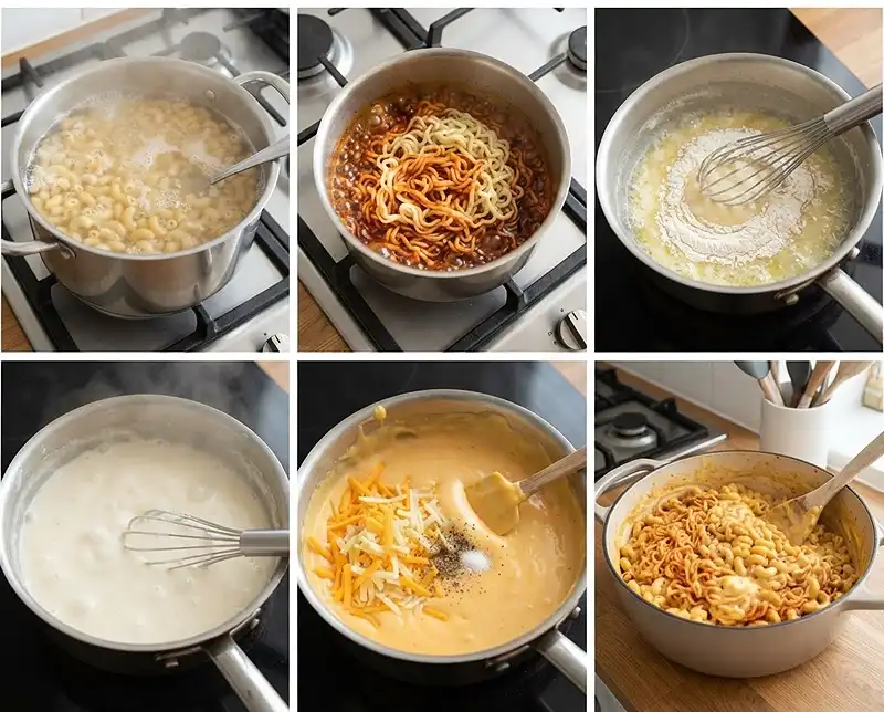 How to cook buldak carbonara mac and cheese​