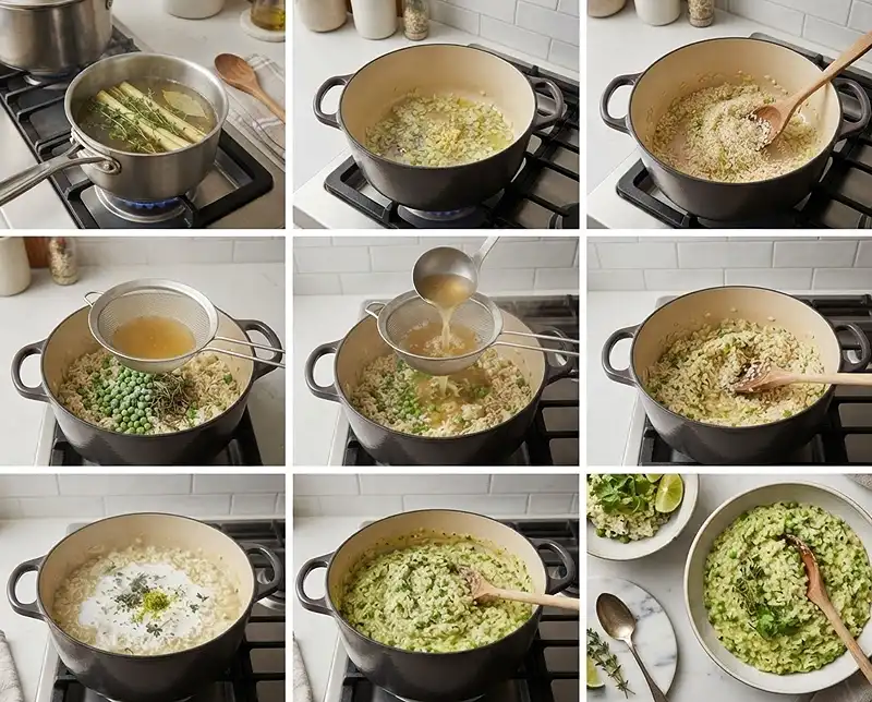 How to make lemongrass risotto recipe​