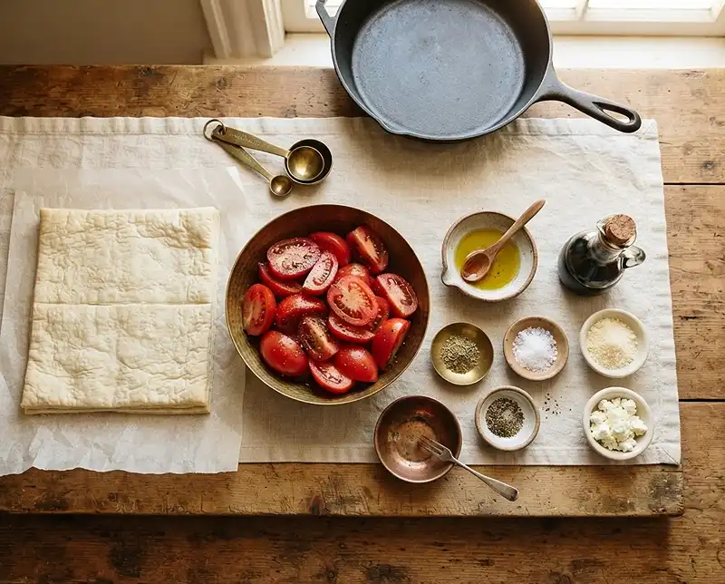Ingredients for Tomato Tarte Tatin