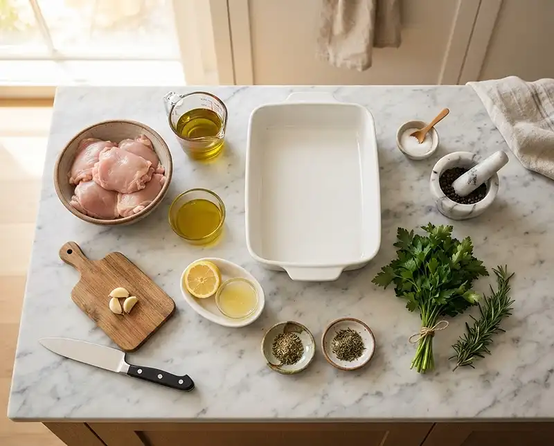 Ingredients for ya ya chicken recipe​