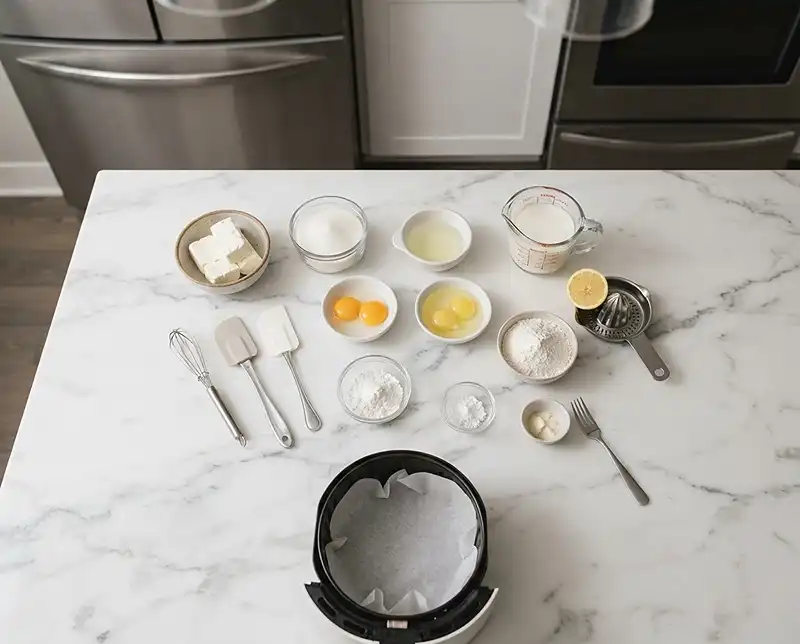 air fryer japanese cheesecake​ Ingredients