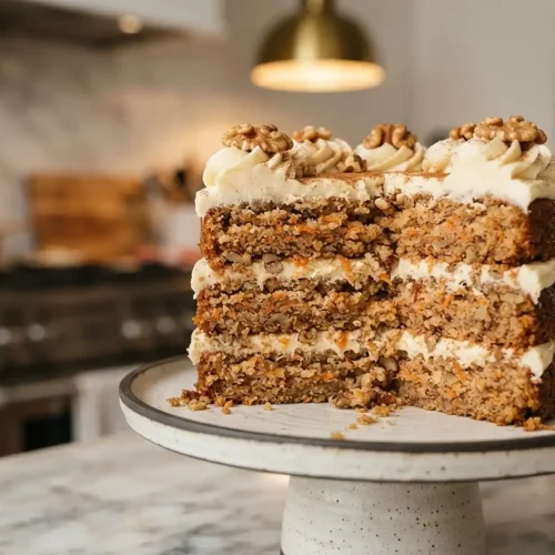 brown butter cream cheese frosting carrot cake​ Recipe