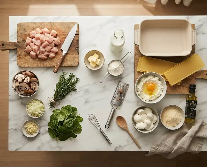 chicken rosemary lasagna​ ingredients