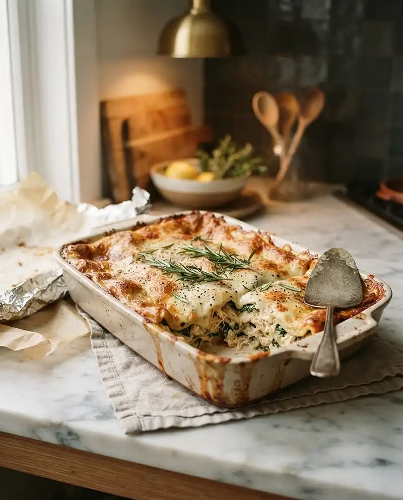 chicken rosemary lasagna​ recipe