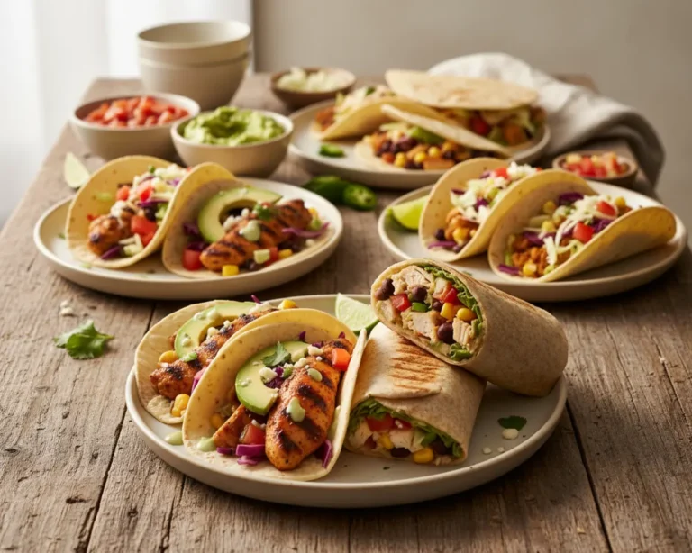Chicken Tacos & Wraps