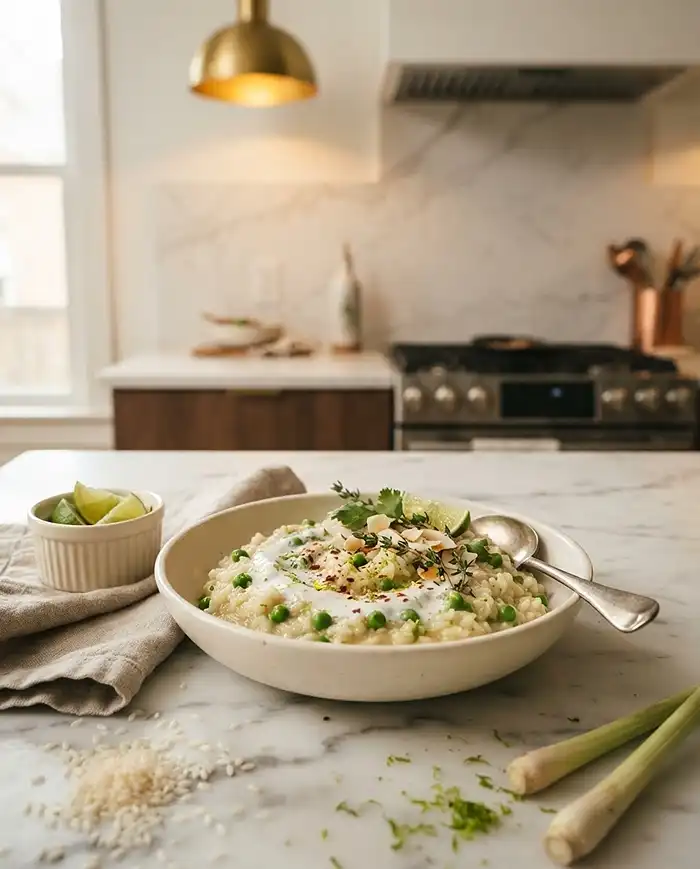 creamy lemongrass risotto recipe​