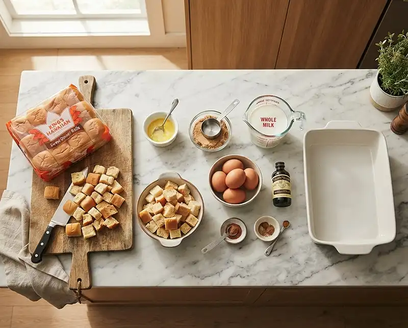 hawaiian bread french toast bake Ingredients