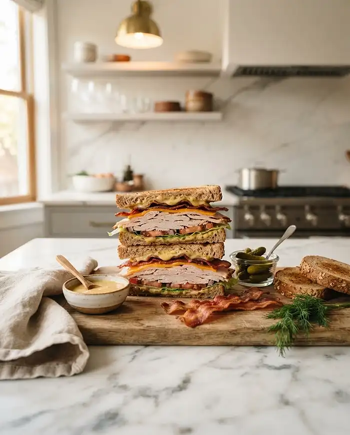 honey mustard turkey sandwich​ Recipe