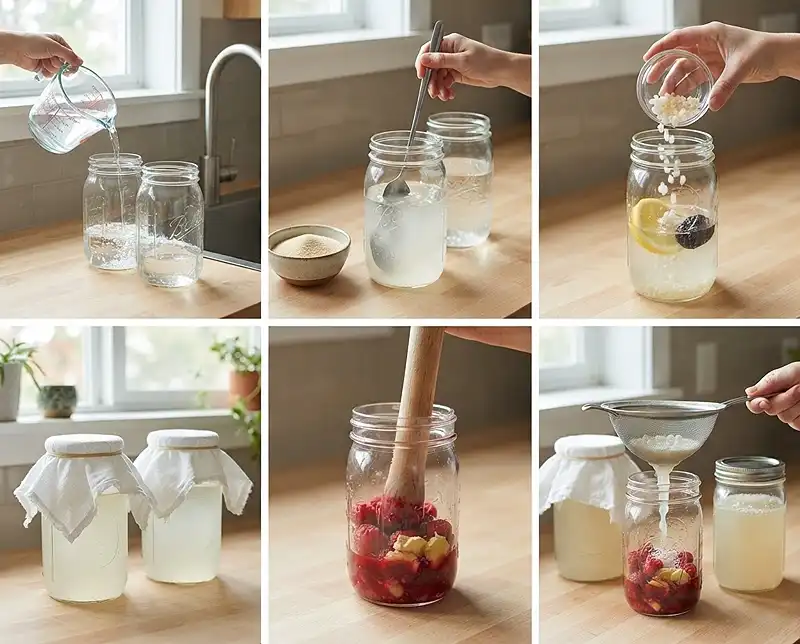 how to make water kefir