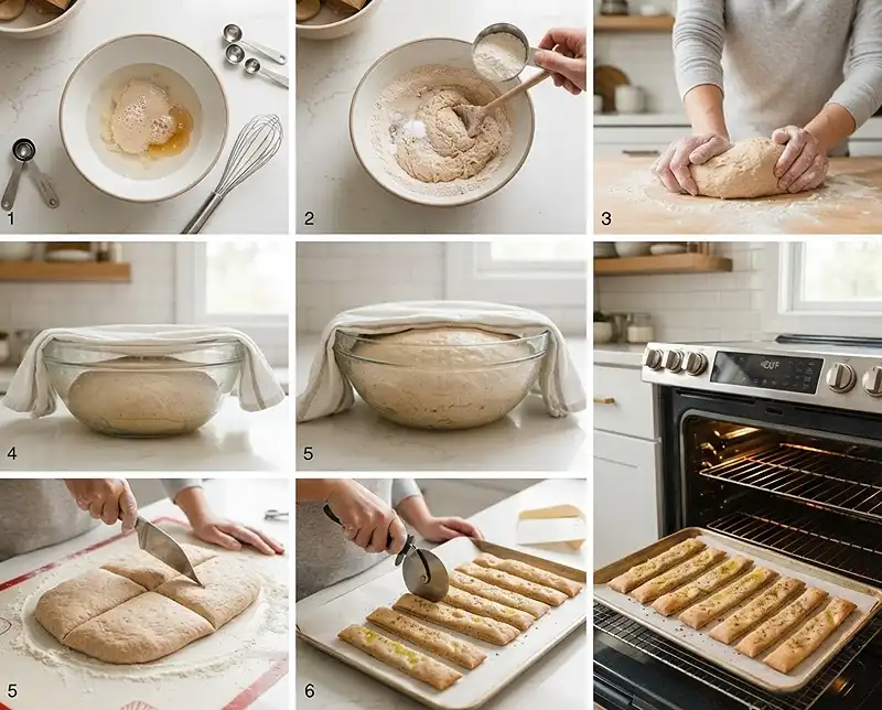 how to make whole wheat breadsticks recipe​