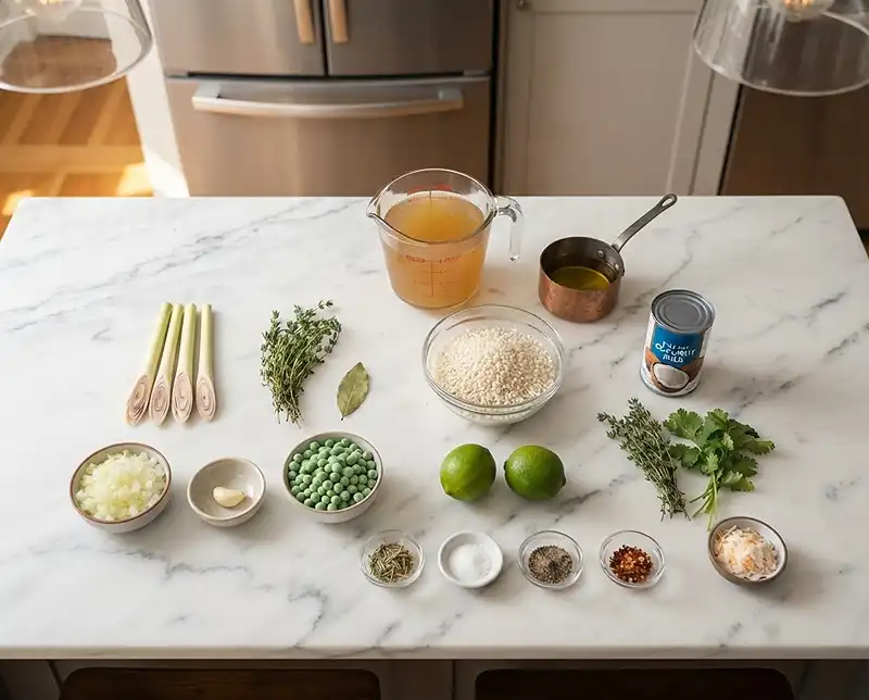 lemongrass risotto recipe​ Ingredients