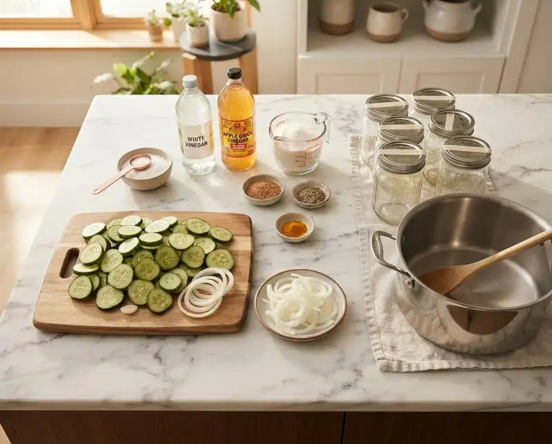mount olive bread and butter pickles​ ingredients