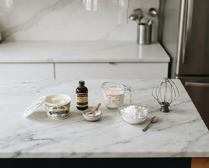 whipped mascarpone frosting Ingredients