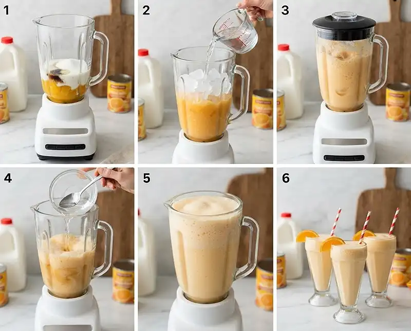 Orange Julius Recipe (5 Minutes!) 4 How to make Copycat Orange Julius