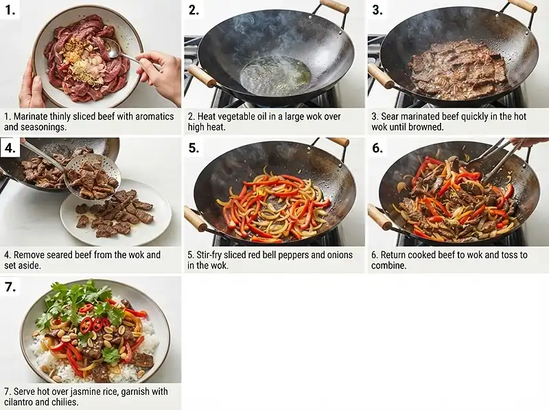How to make vietnamese lemongrass beef ​