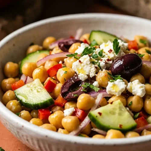 Mediterranean Chickpea Salad