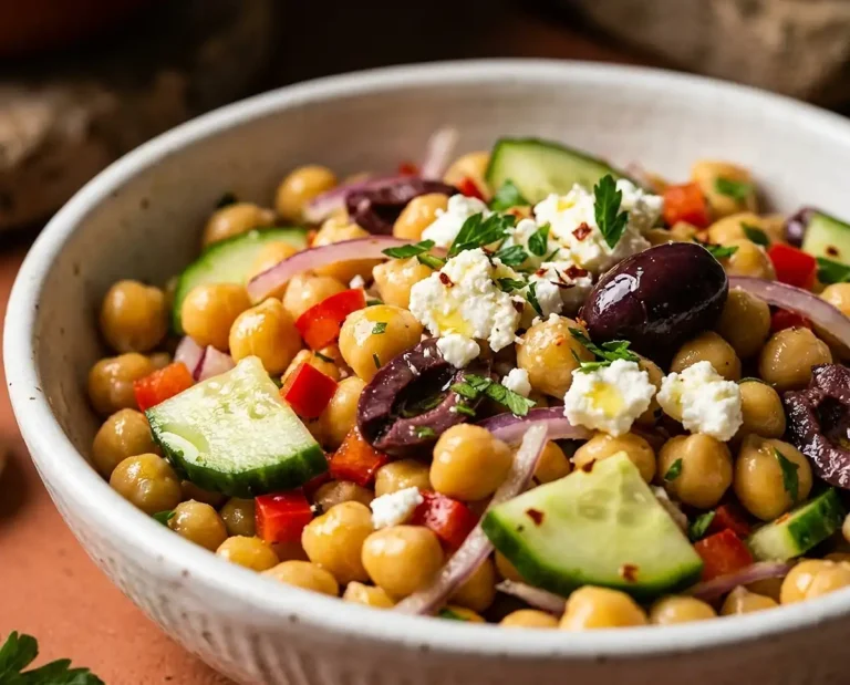 Mediterranean Chickpea Salad