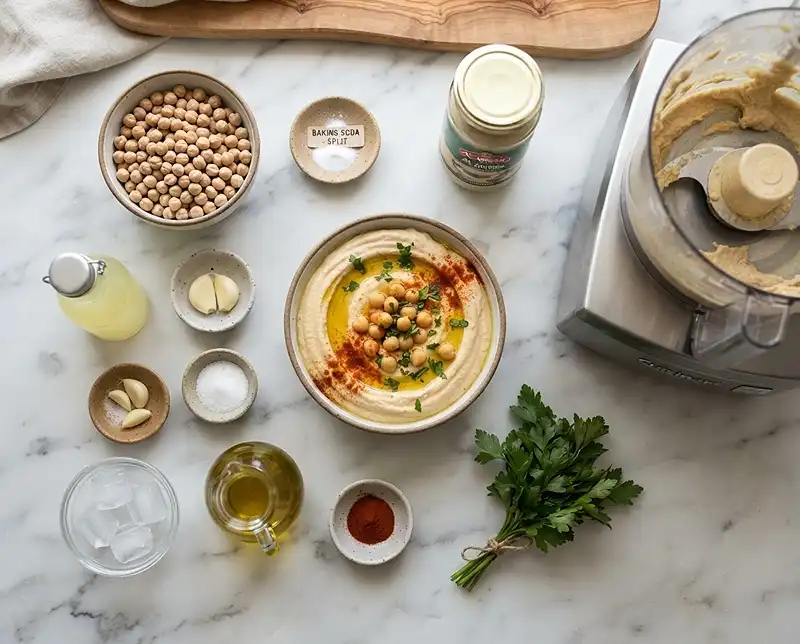 dried chickpea hummus ingredients