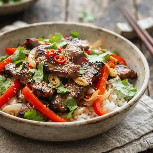 vietnamese lemongrass beef ​