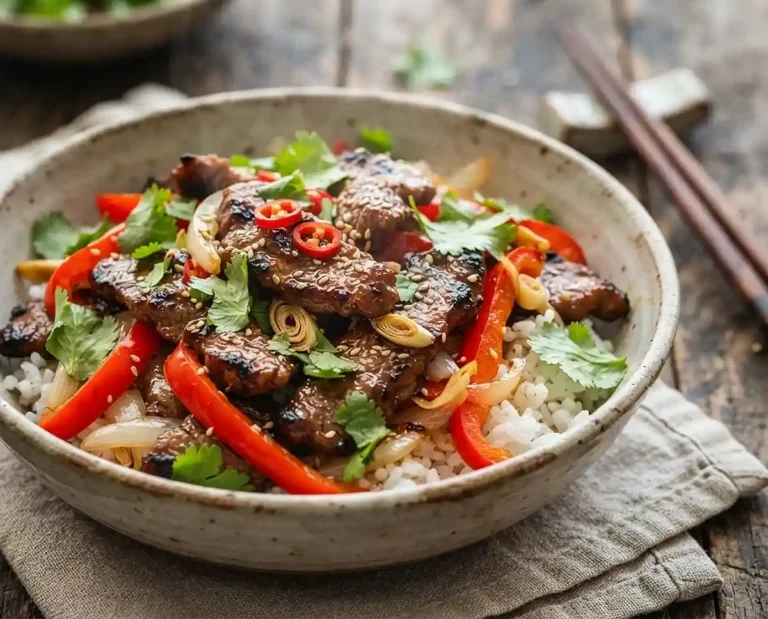 vietnamese lemongrass beef ​